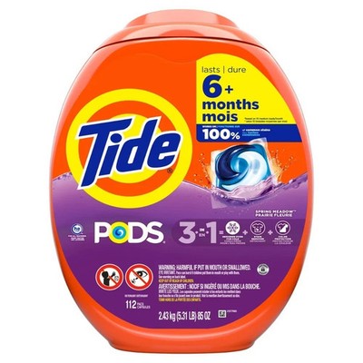 3 Pack Laundry Detergent Spring Meadow He Deep Cleaning Concentrated Pods