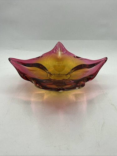 Bohemia Glass Josef Hospodka Chribska Bull Glass Art Vintage (SN) - Picture 2 of 24