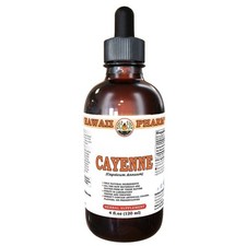 Cayenne (Capsicum Annuum) Tincture, Certified Organic Dried Fruit Liquid Extract