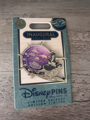 DISNEY  Cruise Line DCL TREASURE Inaugural Sailings Atrium Pin Aladdin Jasmine