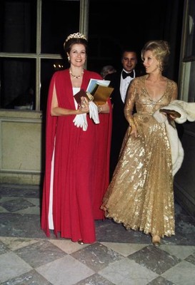 Princess Grace of Monaco at Gala for the restoration of the Ca 1970s Old Photo 4