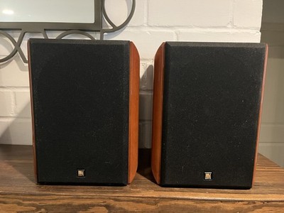 KEF RDM One Monitor Series Bookshelf Speakers - Cherry wood finish