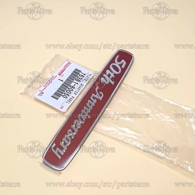 OEM Genuine Toyota LAND CRUISER Quarter Panel Emblem 50th