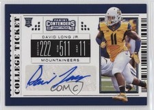 2019 Panini Contenders Draft Picks College Ticket David Long Jr #157 Auto 1k9