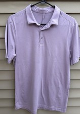 Lululemon Men's Small Evolution Polo Short Sleeve Shirt Golf Performance Stretch