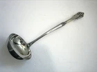 WALLACE GRANDE BAROQUE STERLING SILVER HANDLE SOUP/PUNCH LADLE - 11.5 IN LONG