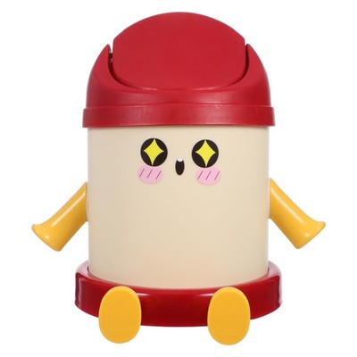 jojofuny Desktop Trash Can - Cute Mini Trash Can for Desk with Swing Lid, Sma...