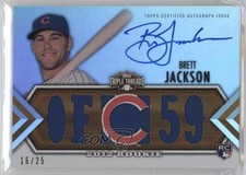2012 Triple Threads Future Phenoms Auto Relics Gold 16/25 Brett Jackson 0b2