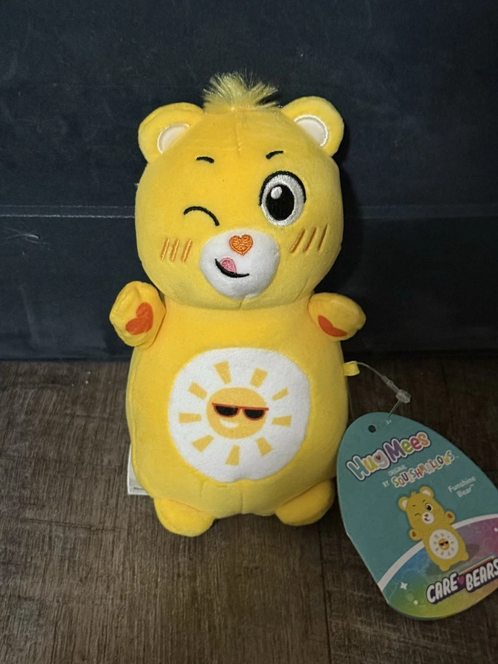 Juego de 4 Care Bears Squishmallows 6" HugMees Cheer Togetherness Funshine Bedtime Foto 2 de 4