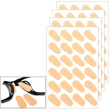 24 Pairs Soft Foam Nose Pads, Self-Adhesive Anti-Slip Eyeglass Nose Pads, Thi...