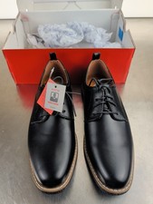 Deer Stags Boys Black Leather Slip On Dress Loafers Size 5 And 1/2 NEW