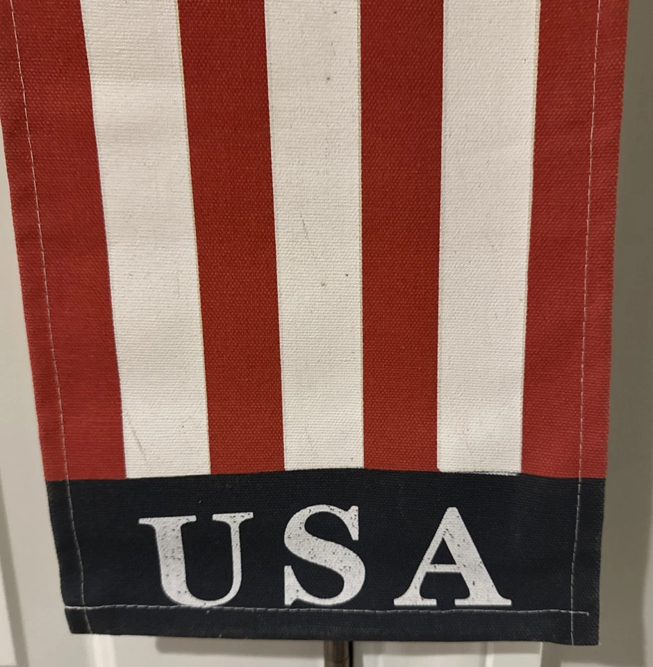 Американский флаг длиной 18 звезд тонкий баннер хлопок ширина 8 футов x длина 29 дюймов патриотический США - Изображение 4 из 4