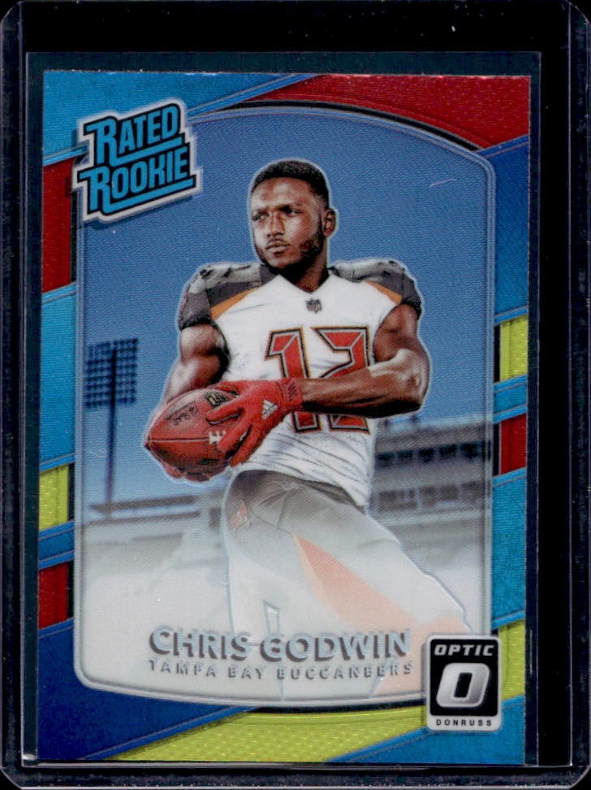 2017 Donruss Optic Chris Godwin Red and Yellow Rated Rookie #155 Buccaneers