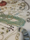 Vintage to Modern Costume Jewelry Lot Wearable Resell Estate Necklaces Bracelets