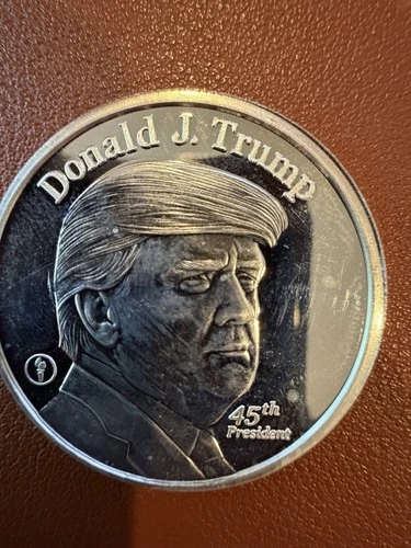 Silver 1oz .999 Donald J Trump White House Coin Fine Silver