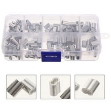3 Count Cable Sleeve Sleeves Wire Ferrules Aluminum Crimping Loop