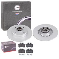 ABS Bremsscheiben 249Mm + BelÄGe Hinten Passend FüR Opel Crossland X + Crossland