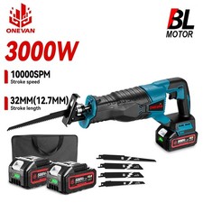 Für Makita 18V Akku Säbelsäge Elektrische Reciprosäge Tigersäge w/4 Sägeblätter