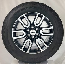 20 Chevy Silverado Tahoe Black And Machine Oem Wheels Goodyear At Tires Tpms