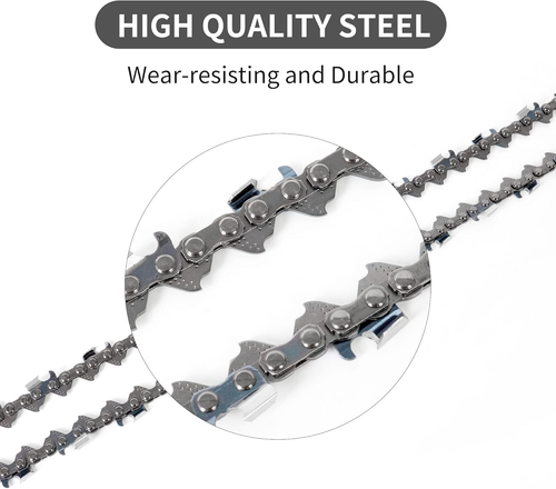 3PC 8" Pole Saw Chain Replacement for 9.5 in. Harbor Freight Portland 62896 6886 - Picture 3 of 12