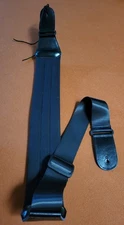 NEW Wepop Neoprene  Adjustable Wide Cushioned Guitar Or BasStrap 3.25 inch BLACK