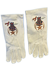 Shriners Cotton gloves Sizes MED, LG. XL, and 2XL