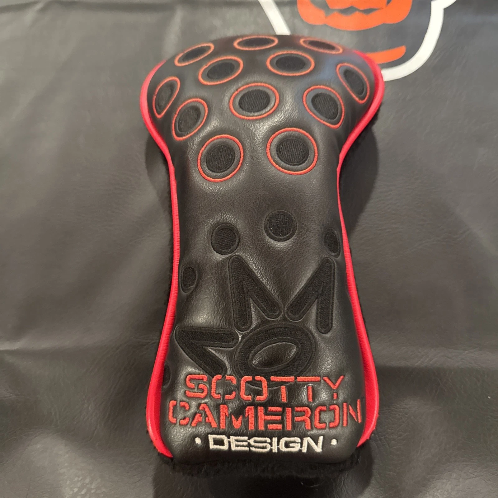 Scotty Cameron Design Fairway Wood Headcover (Black With Red Piping. Used