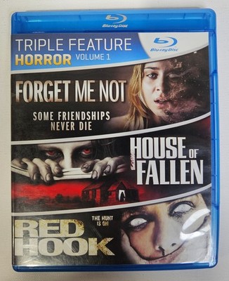 Horror Triple Feature Vol 1 - Forget Me Not / House of Fallen / Red Hook BLURAY