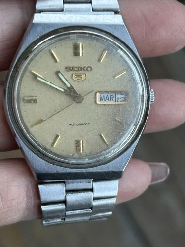 Seiko 5 Automatic 17 Jewels 6309-8930 Vintage Watch Japan - Working Condition