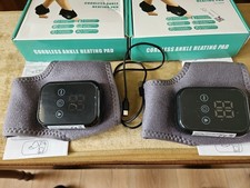 2PCS Cordless Foot Massager for Neuropathy, 3000mAh Rechargeable Ankle Heatin...