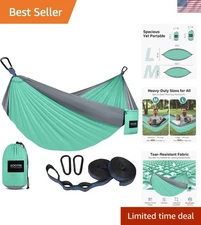 Durable 500 lbs Capacity Camping Hammock - Ideal for Travel & Outdoor Use