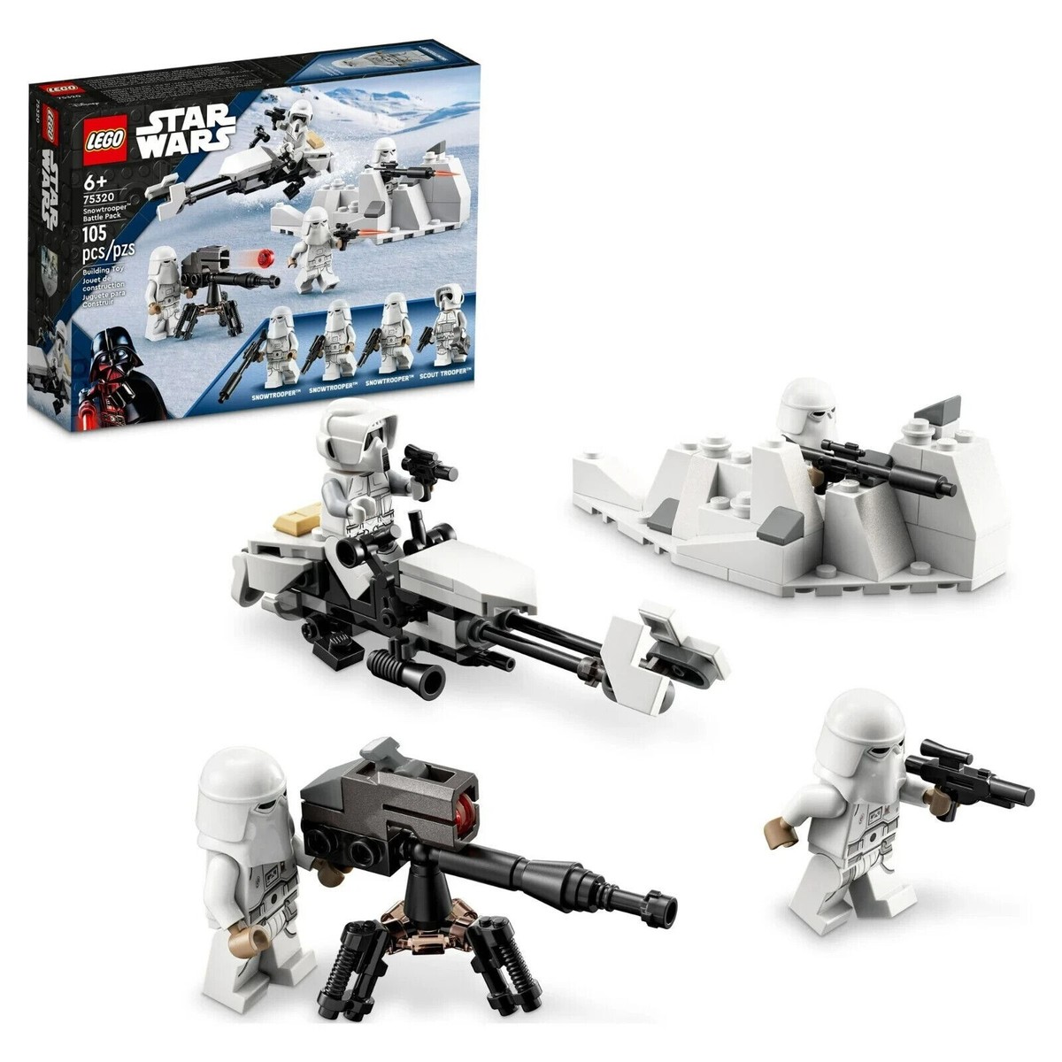 LEGO Star Wars Snowtrooper Battle Pack 75320 Building Toy Set