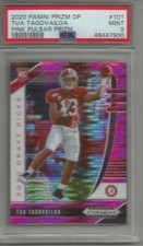 Tua Tagovailoa 2020 Panini Prizm DP Pink Pulsar Prizm Rookie #101 PSA 9