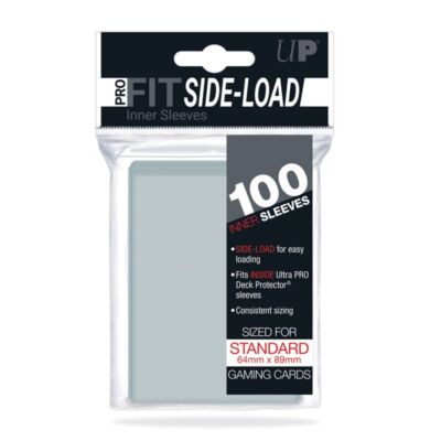 100 Ultra Pro Standard Pro-Fit Sleeves SIDE-LOAD Sleeves (64 x 89mm)