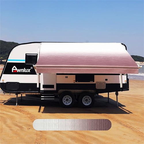 13Ft 8 inch Waterproof RV Awning Fabric Replacement for RV Camper Trailer Pink - Picture 3 of 7