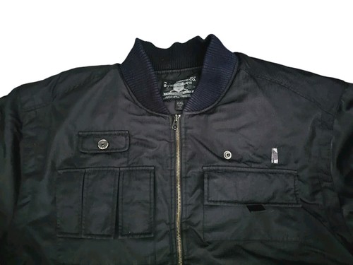 G-Unit Black Nylon Bomber Jacket Vintage Full Zip Jacket Size 2XL Vintage - Picture 2 of 11