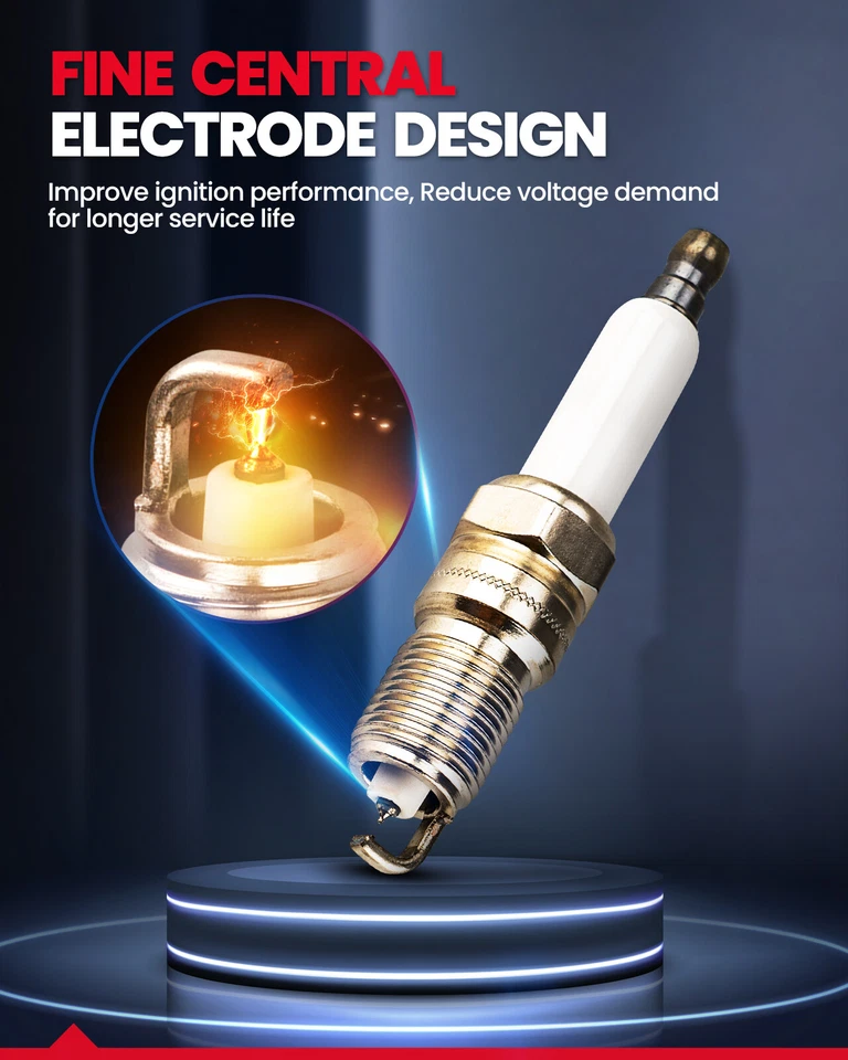 (8) Bujías para Chevrolet Impala Chevrolet S10 Buick LeSabre Foto 4 de 4