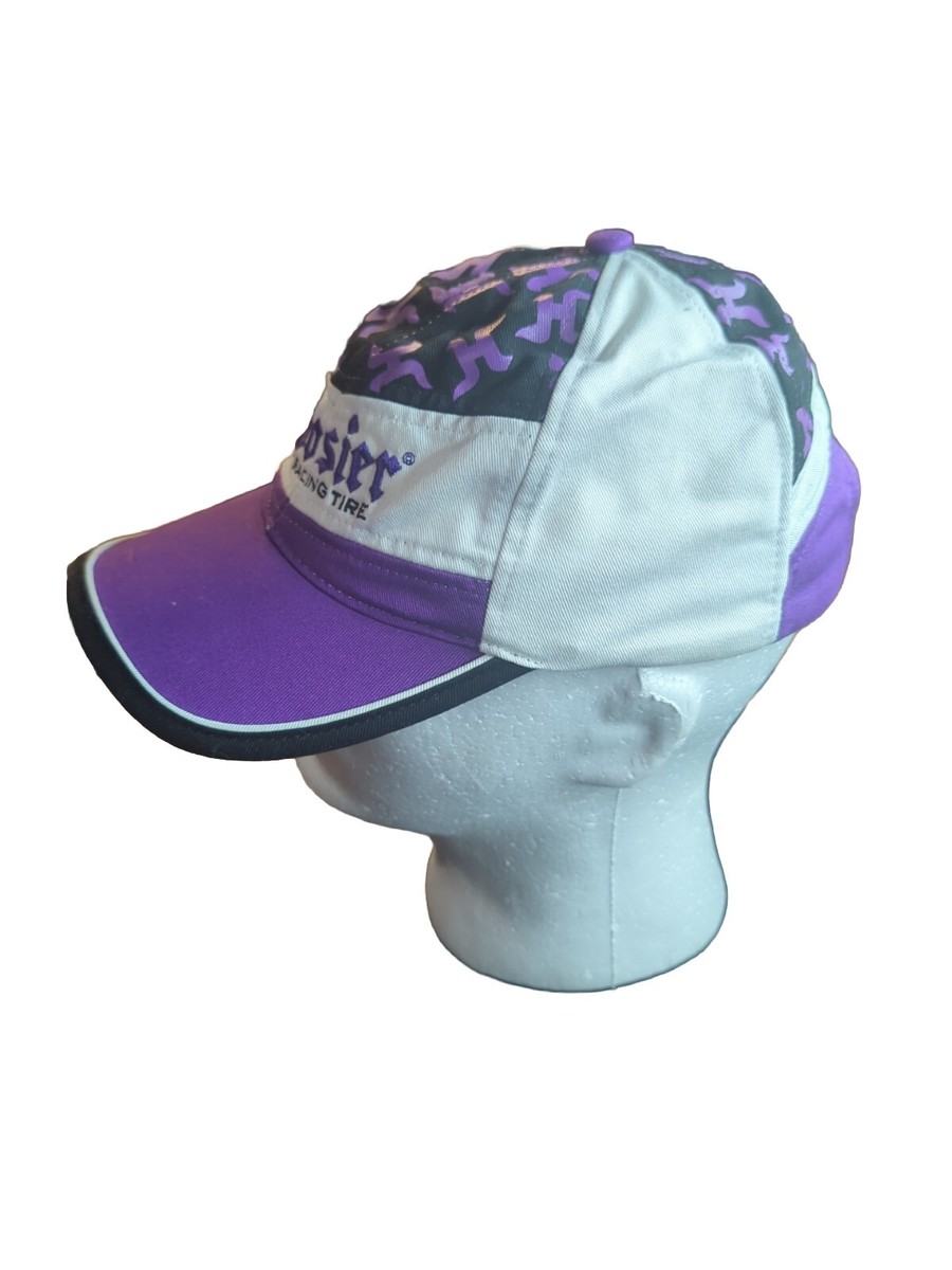 希少　Hoosier RACING キャップ　FJ Hoosier Racing Tire Future Racer Vintage Hat Cap Purple Garage