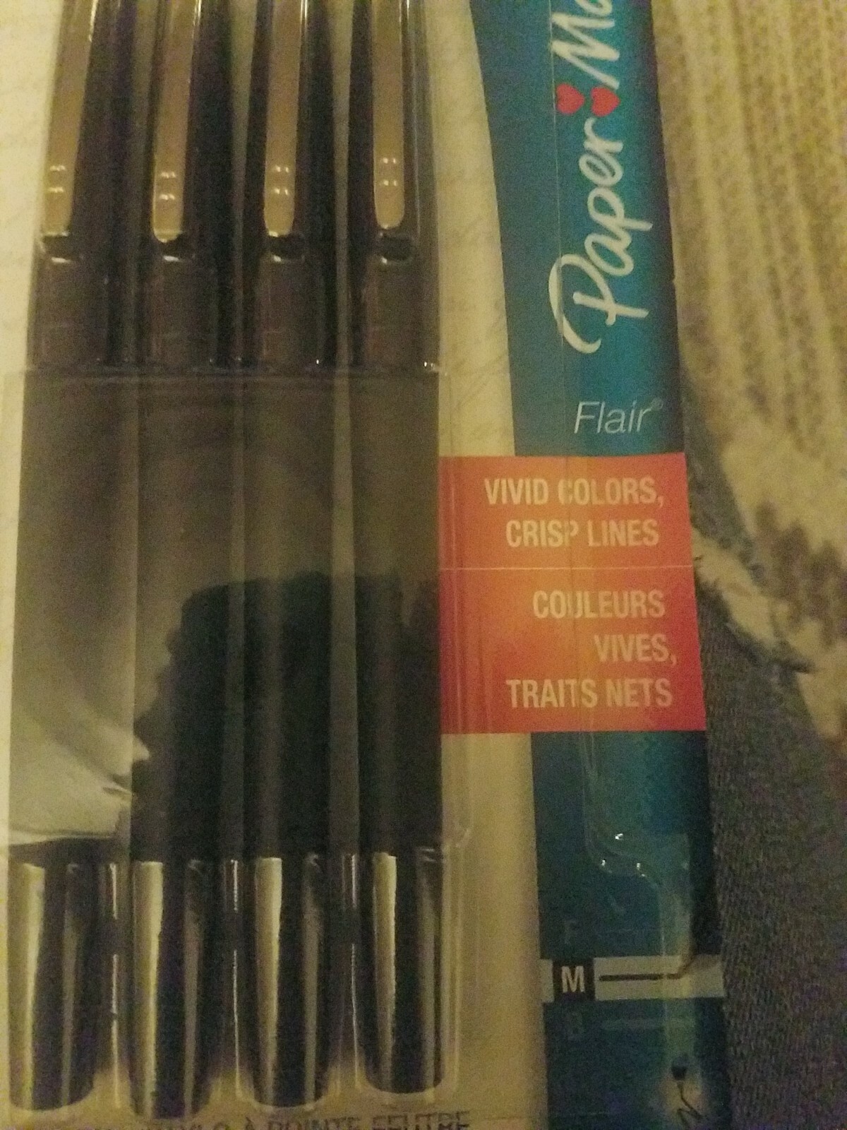 PaperMate M 4 Felt Tip Pens Black Ink 