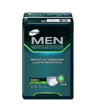 Tena Incontinence Underwear For Men, Super Plus, XL, 44"-64", 14 Pack (NEW)