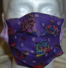 USA cotton Face mask, face cover, handmade with Burch Cats Fabric FAST SHIP