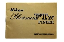 Excellent Nikon Photomic FTN Finder Instruction Manual #P4258