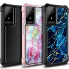 For TCL 50 LE (T510) Case Full Body Shockproof Phone Cover + Tempered Glass
