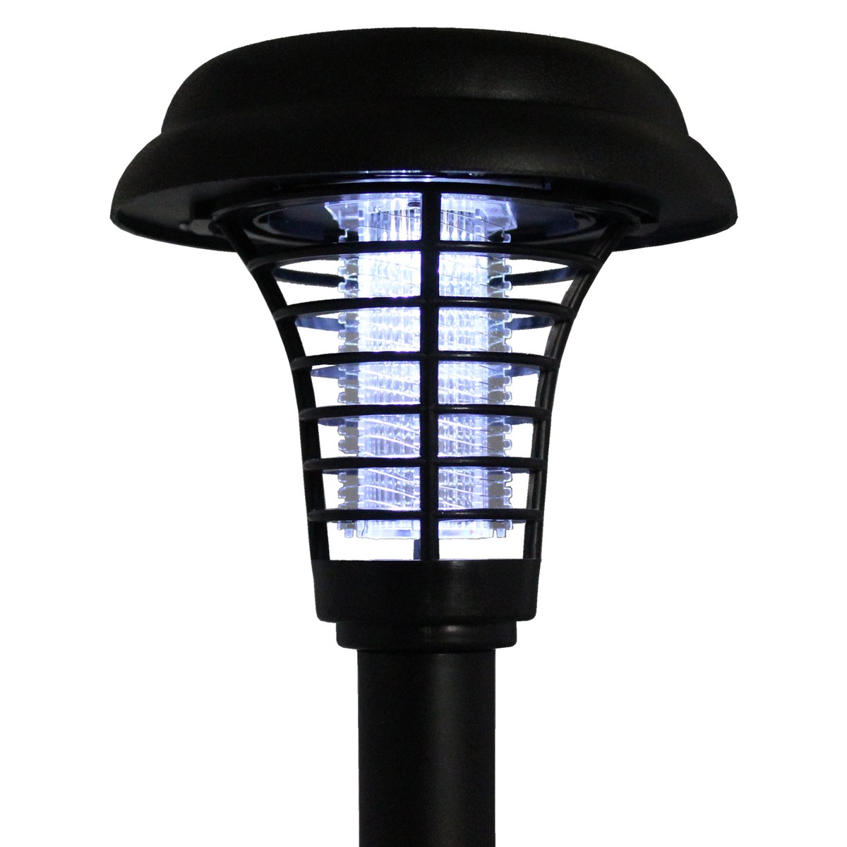 BlueDot Solar LED Outdoor Light With Bug Zapper - Solar Powered, Kills Mosquitoes, Automatic Dusk To Dawn