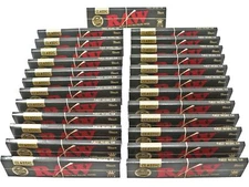 RAW Classic Black King Size Slim Natural Unrefined Ultra Thin 110mm Rolling