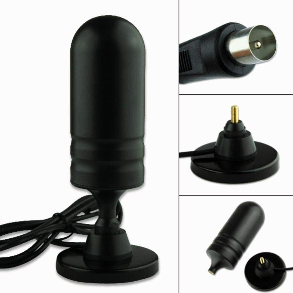 Potente Antena DVB-T Portátil de Alta Ganancia Digital de 30 dB VHF...