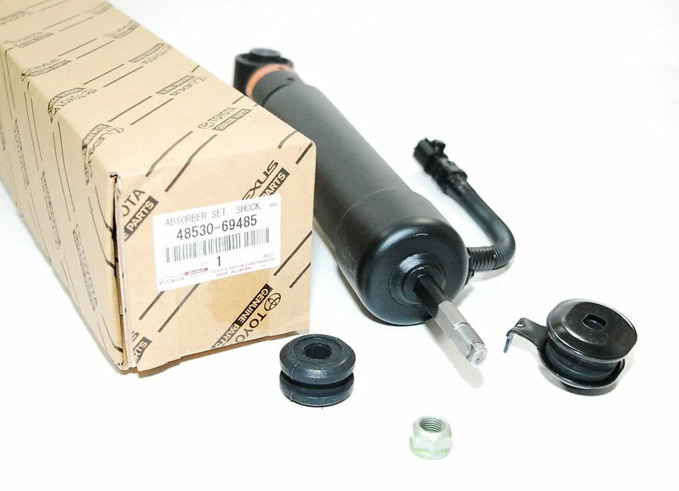 Lexus GX470 OEM Genuine Rear Air Shock Absorber Suspension SET 48530-69485 x2 Foto 3 de 4