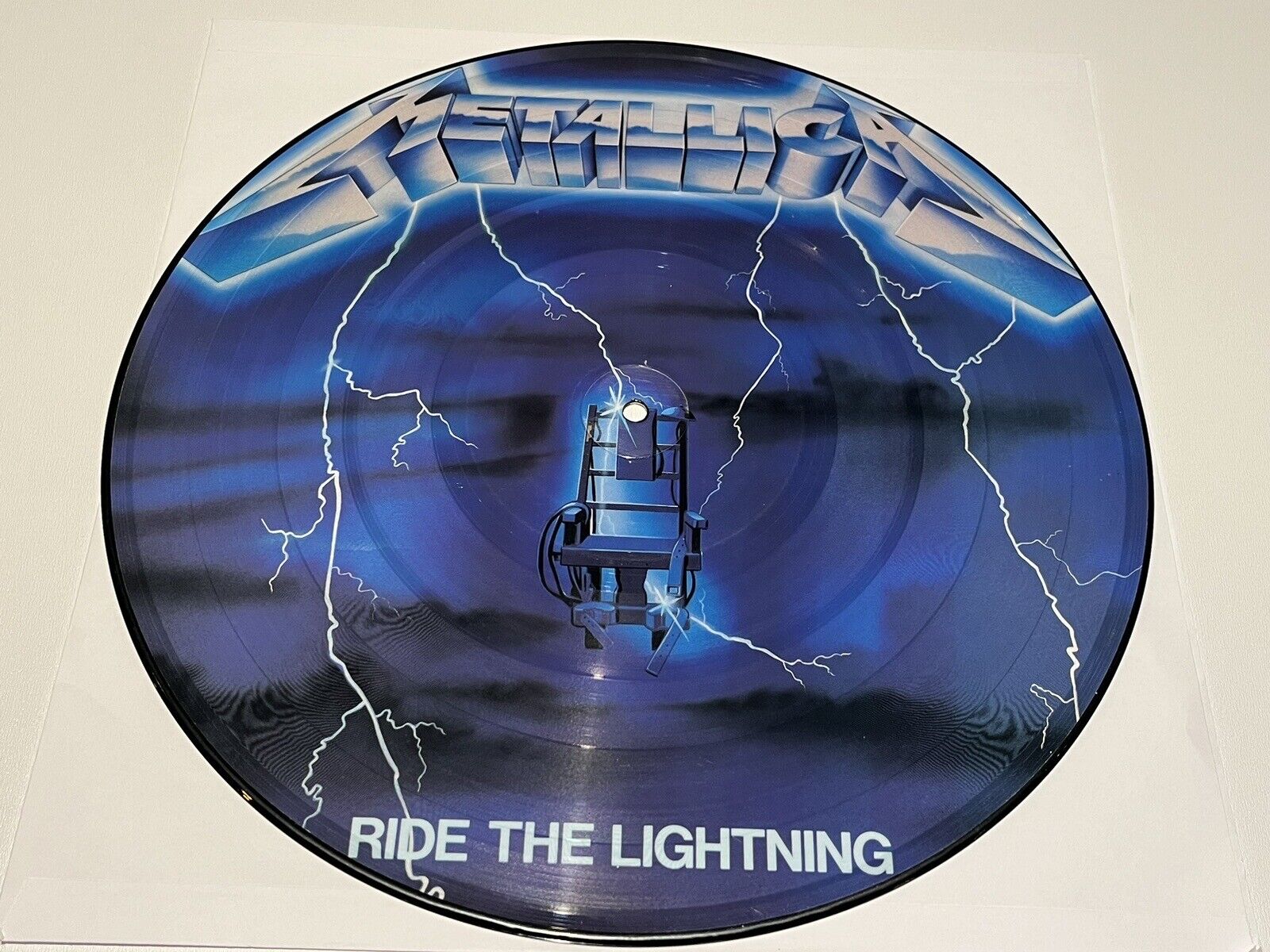 METALLICA Ride The Lightning Picture Disc Record LP  MFN 27 P NM