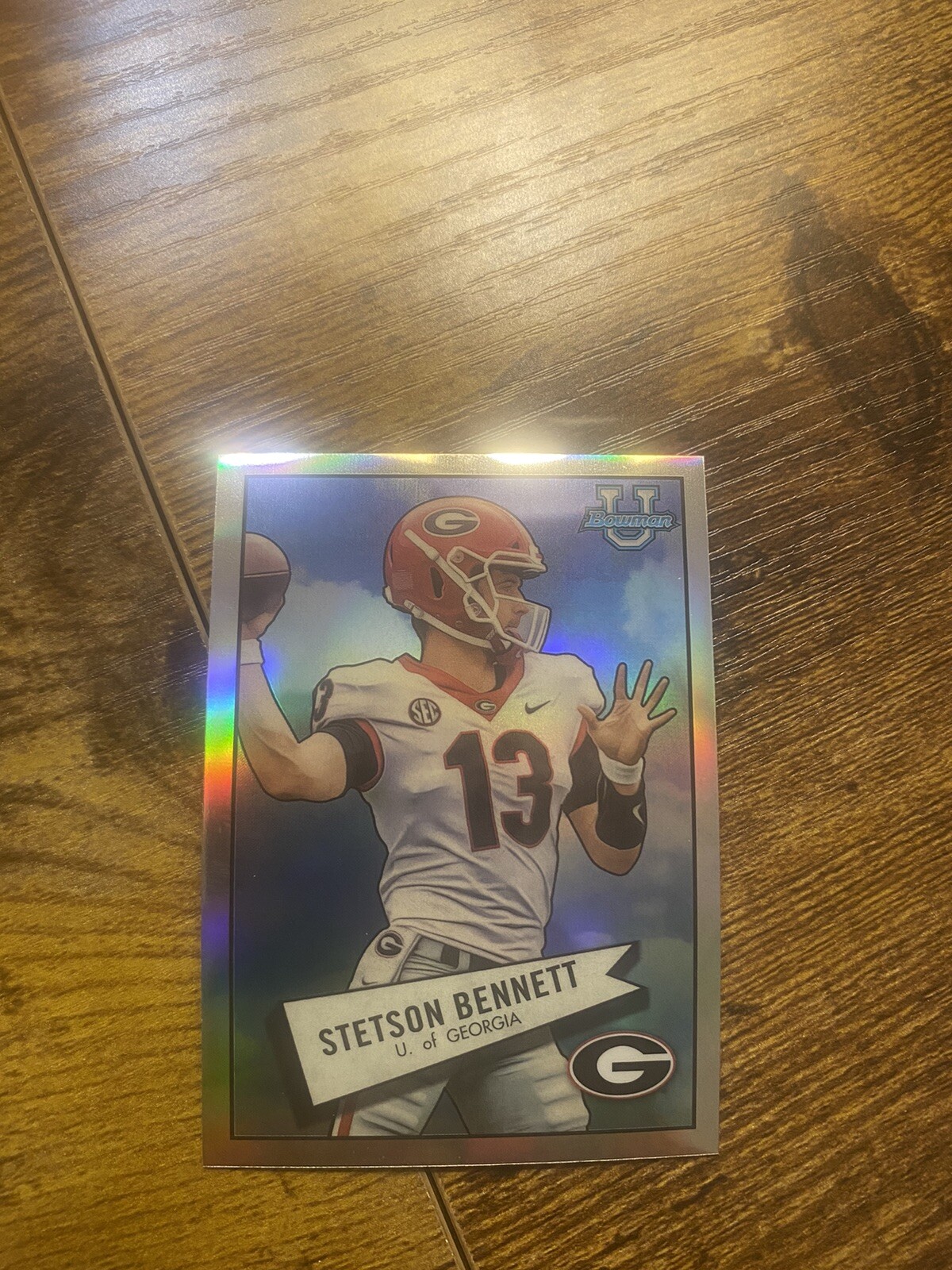 2022 Bowman Chrome University 1952 Refractor #52BF-17 Stetson Bennett Georgia