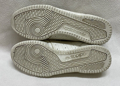 Adidas Yeezy Powerphase 2017 Calabasas Bone Low Top Leather Sneakers Size US 8 - Picture 11 of 15